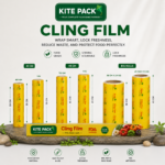 Kite Pack PVC Cling Film – Food Grade Freshness Wrap | 30cm & 45cm Sizes | 450g to 3.5kg Rolls